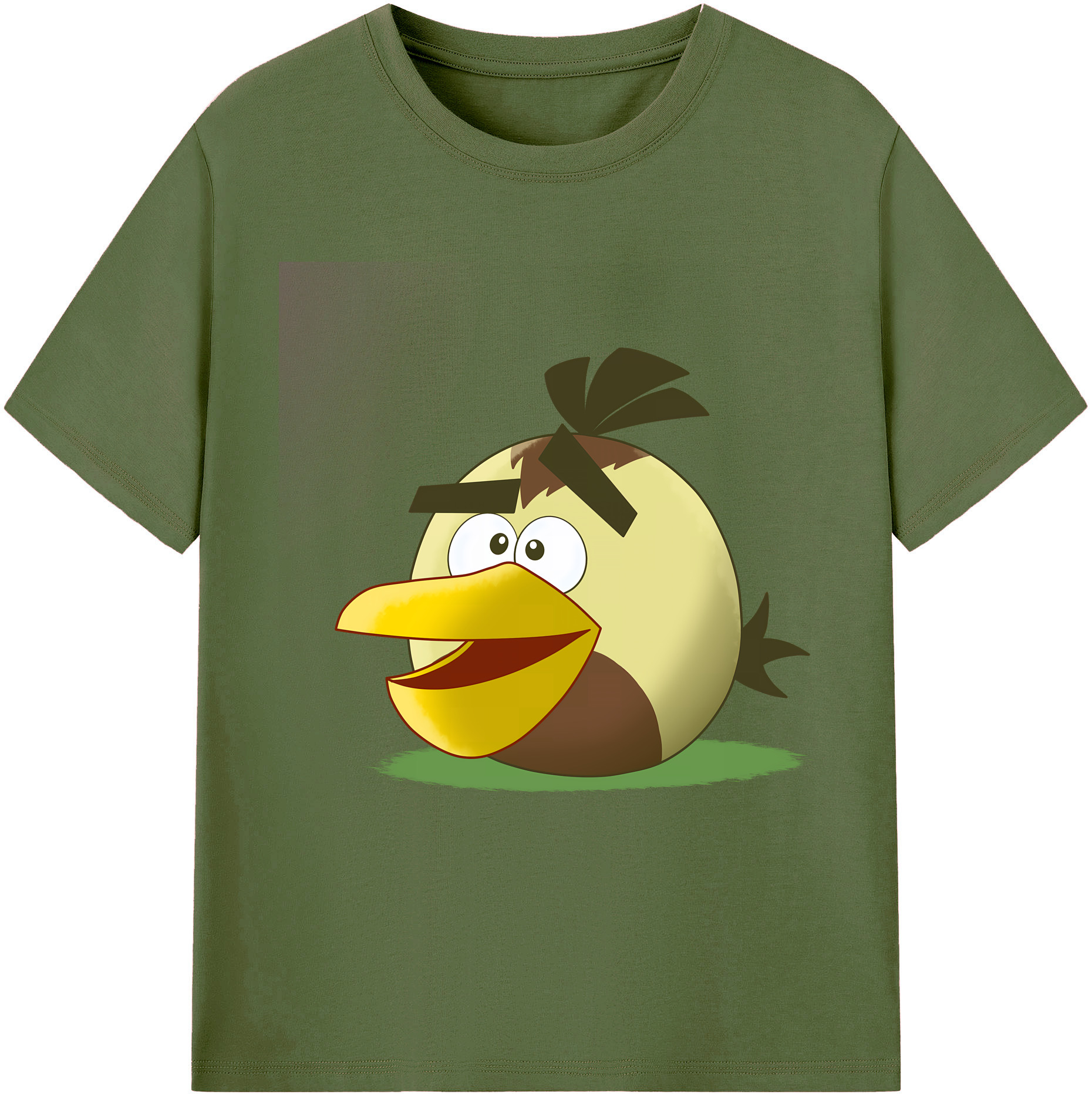 （画像用） Angry Birds アングリーバード 綿100％半袖Tシャツ（フロントプリント）